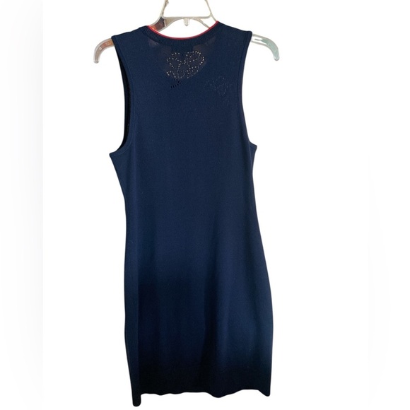 rag & bone Sleeveless X-tra Fine Merino Wool Dress Floral Cutout Detail Medium - Picture 6 of 11